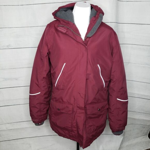 Lands' End squall maroon silver Medium - Picture 1 of 7